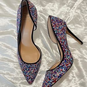 Bedazzled Pixel Heels - Size 9